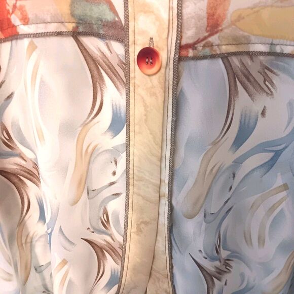 Vintage Concept XL Art-To-Wear Patchwork Blouse Tunic Abstract Floral Print... - Picture 8 of 14